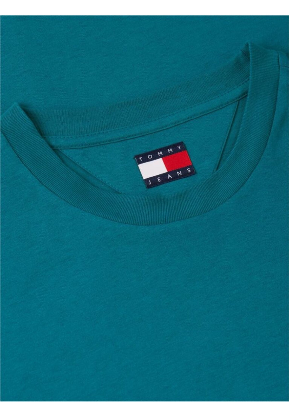 T-shirt a Maniche Corte Tjm Slim Sign Chest DM0DM22538 Polar Teal