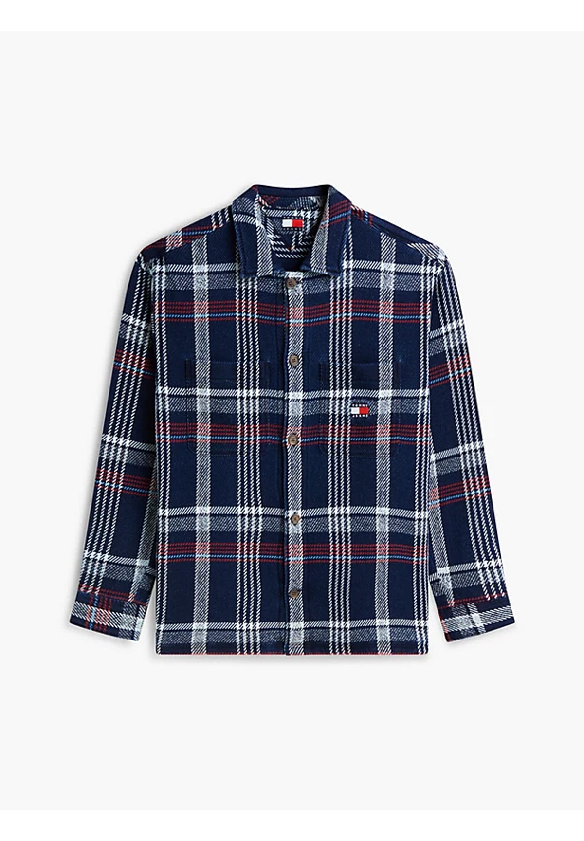 Camicia Overshirt Tjm Check Overshirt DM0DM23135 Dark Night Navy Check