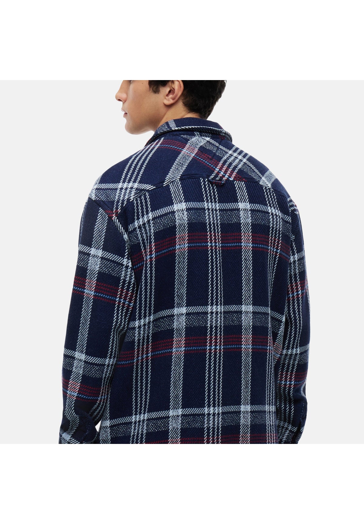 Camicia Overshirt Tjm Check Overshirt DM0DM23135 Dark Night Navy Check