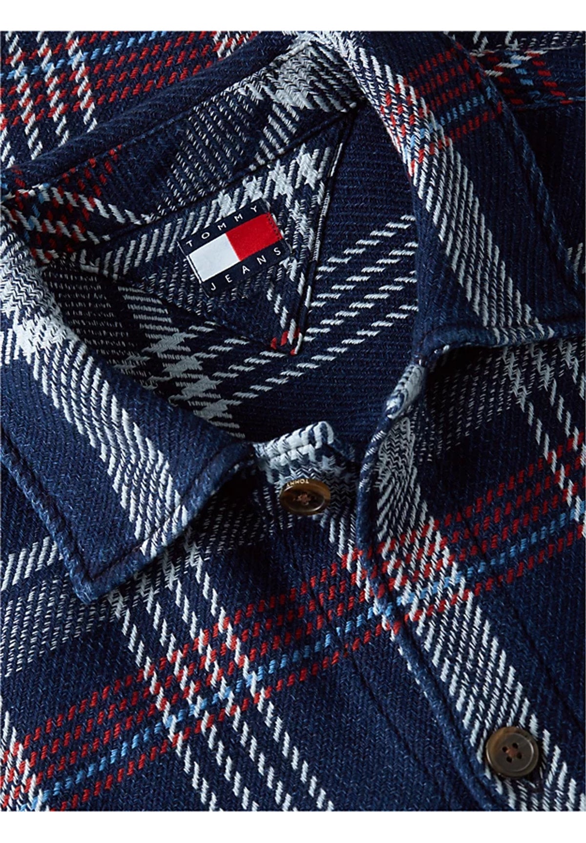 Camicia Overshirt Tjm Check Overshirt DM0DM23135 Dark Night Navy Check