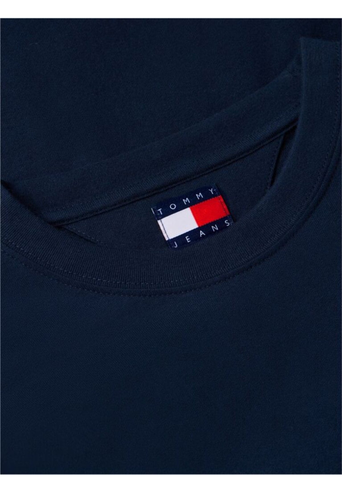 T-shirt a Maniche Corte Tjm Reg Sign Flag Ss DM0DM23177 Dark Night Navy