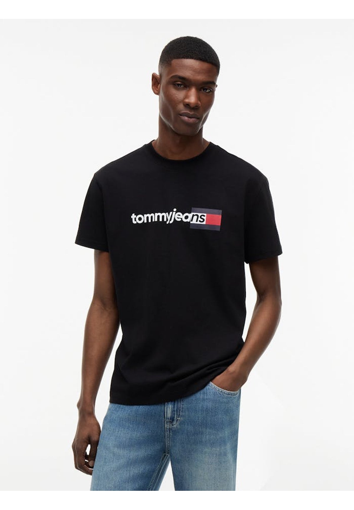 T-shirt a Maniche Corte Tjm Reg Entry Dna Ss DM0DM23406 Black