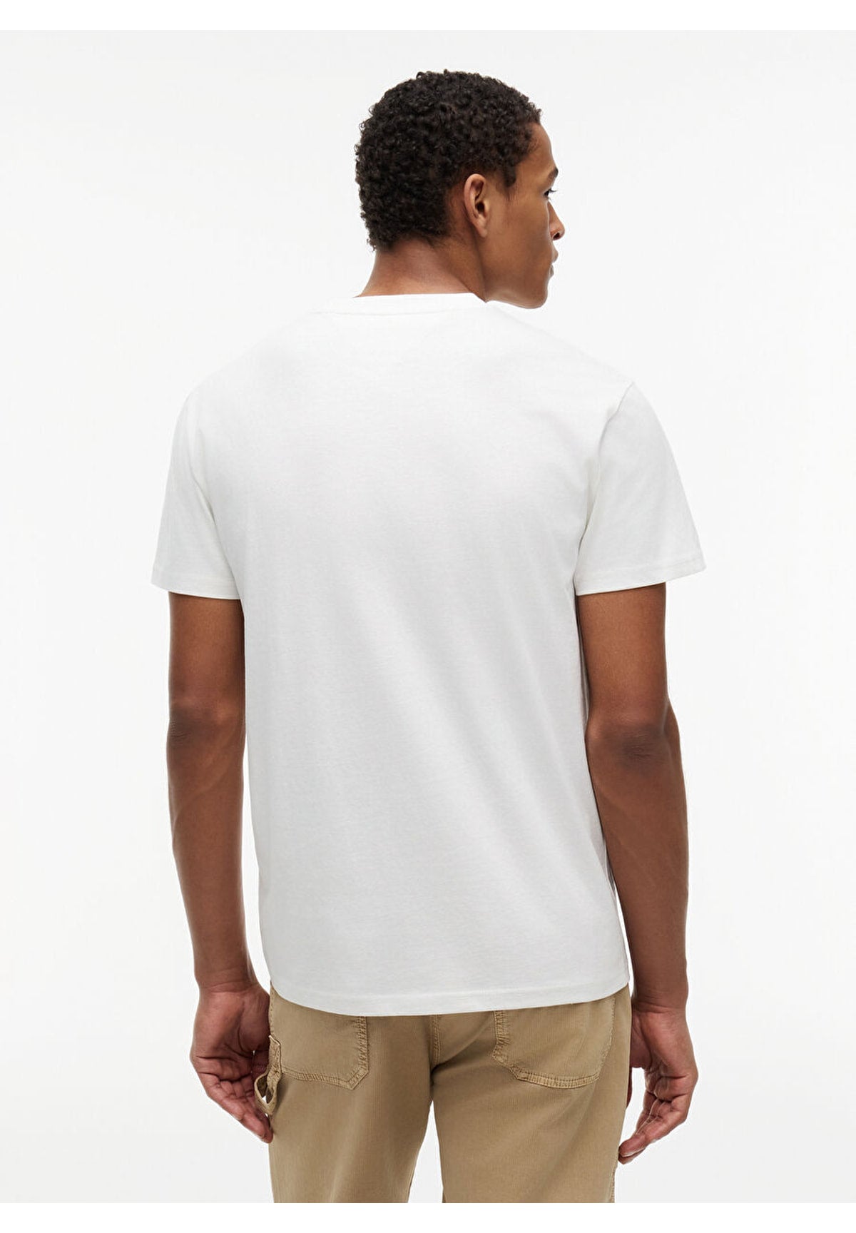 T-shirt a Maniche Corte Tjm Reg Entry Dna Ss DM0DM23406 Ecru