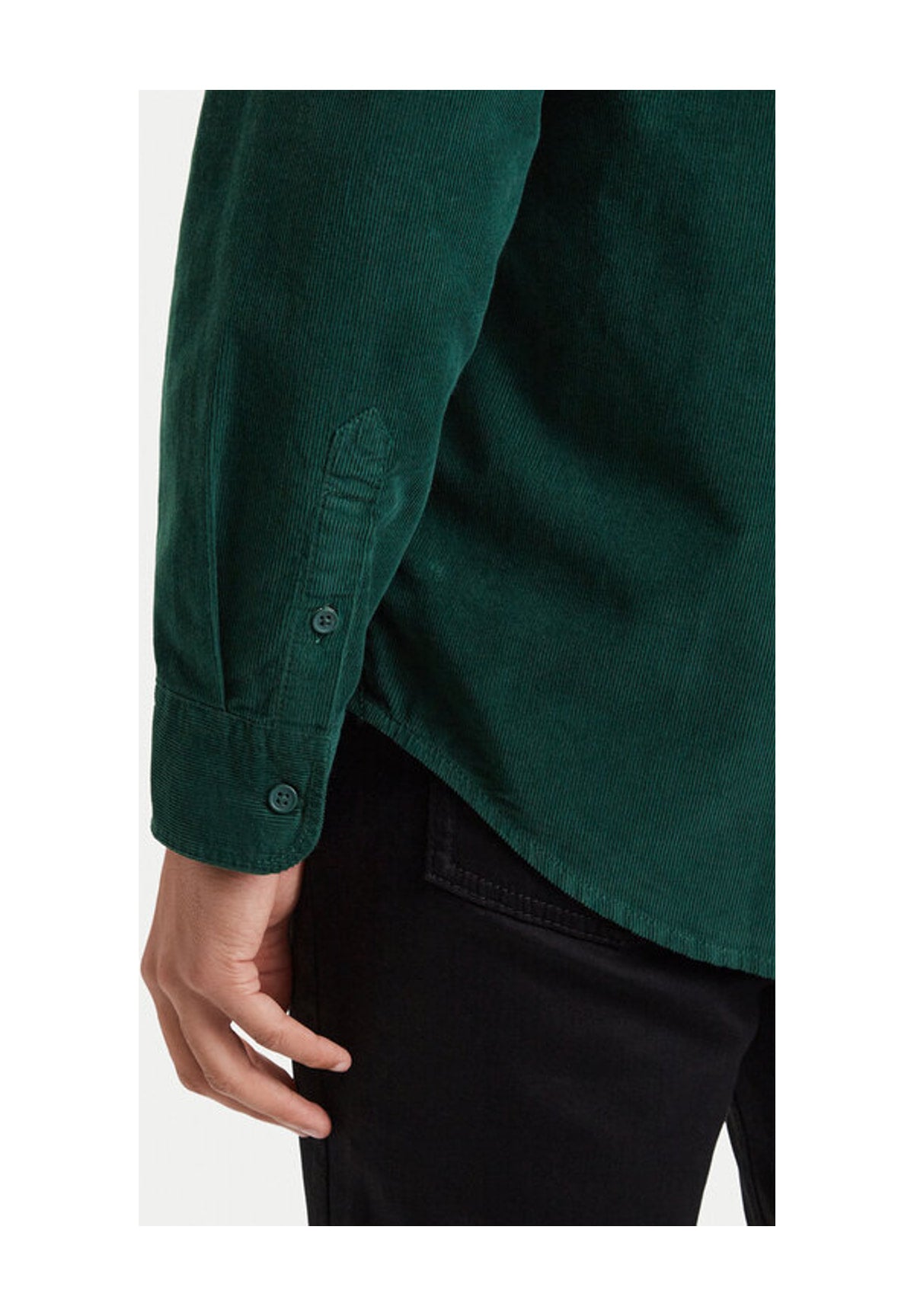 Camicia a Maniche Lunghe Tjm Reg Baby Corduro DM0DM23517 Velvet Green