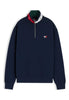 Tommy Jeans Felpa Mezza Zip Tjm Rlx Branded Coll DM0DM23605 Velvet Green