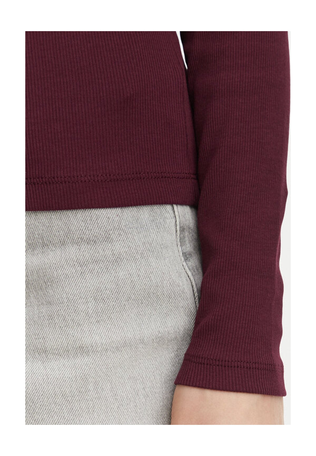 T-shirt a Maniche Lunghe Tjw Essential Mock N DW0DW19830 Calypso Berry