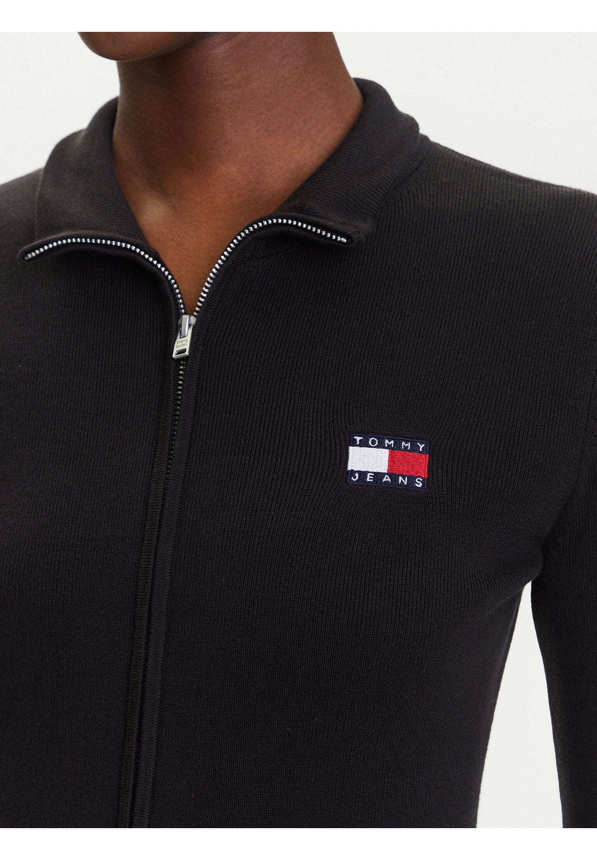 Maglione Collo Alto Tjw Zip High Neck Ca DW0DW20967 Black