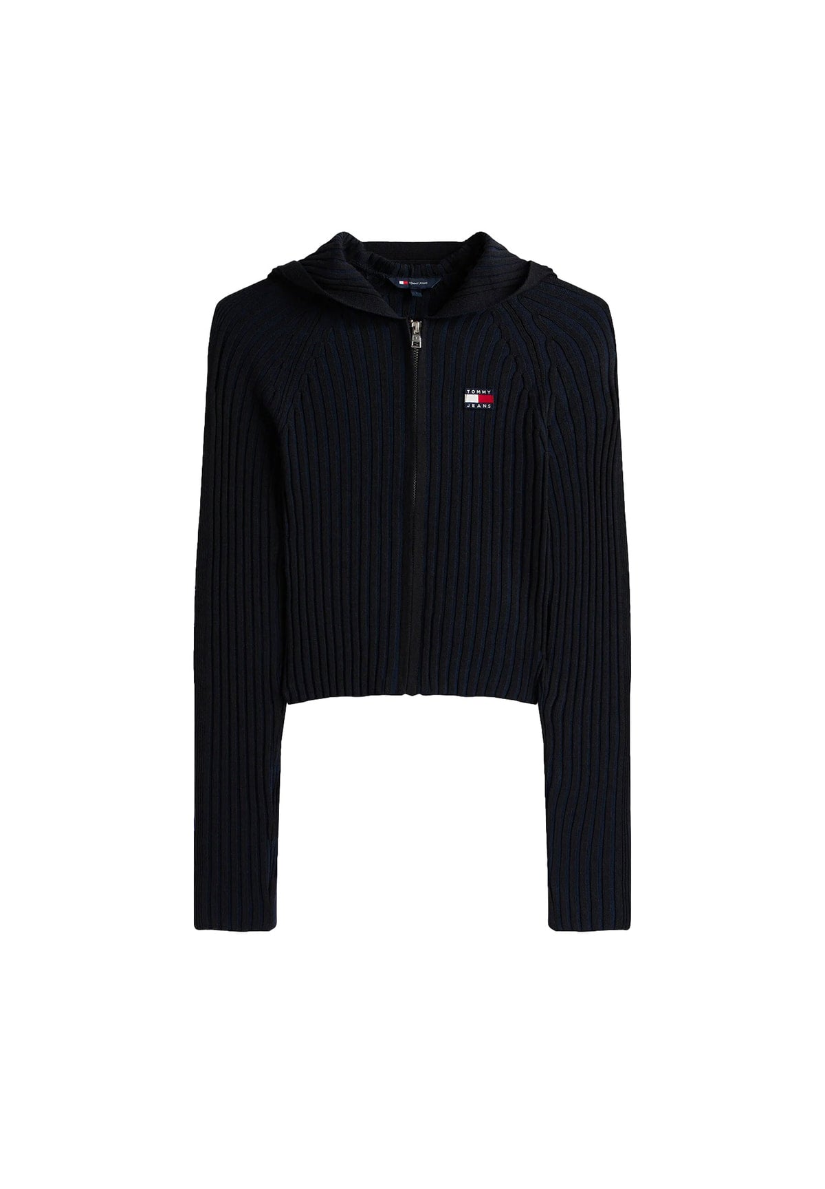 Maglione Girocollo Tjw Hood Zipper Rib DW0DW20974 Black