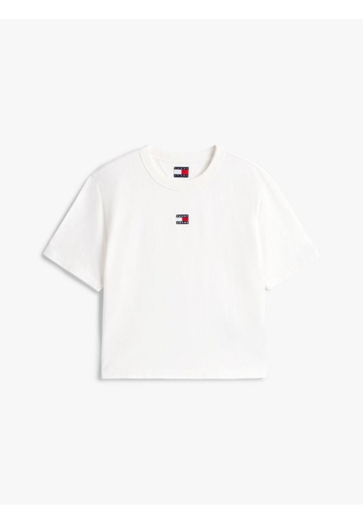 T-shirt a Maniche Corte Tjw Bxy Badge Tee Ex DW0DW22202 Ecru