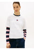 Tommy Jeans T-shirt a Maniche Corte Tjw Bxy Badge Tee Ex DW0DW22202 Ecru