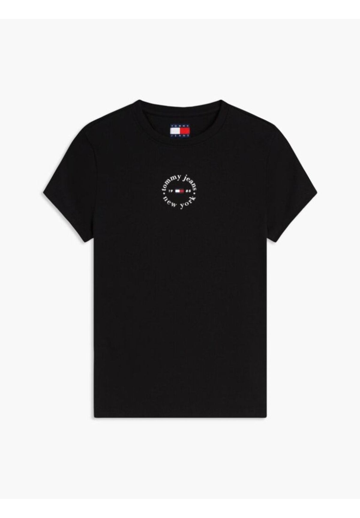 T-shirt a Maniche Corte Tjw Slim Ess Logo2 R DW0DW22807 Black