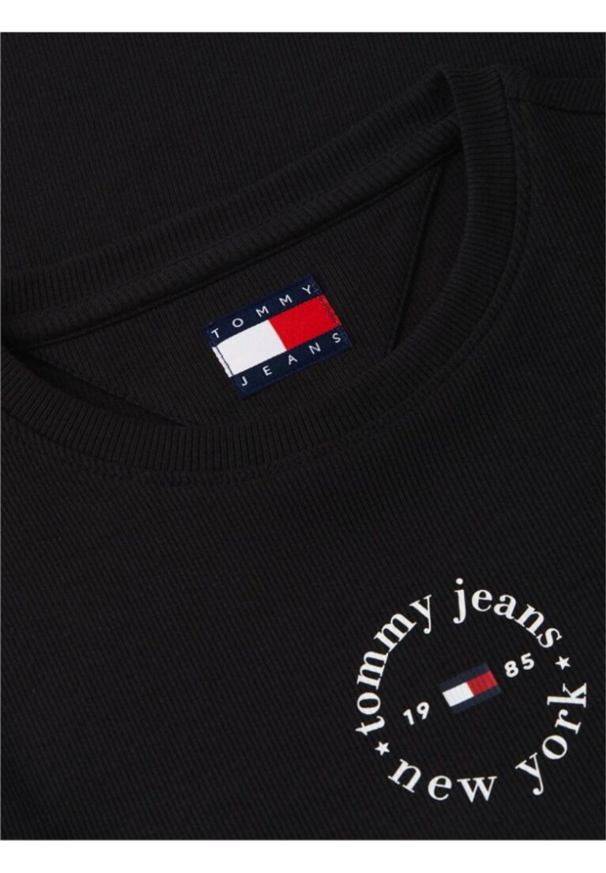 T-shirt a Maniche Corte Tjw Slim Ess Logo2 R DW0DW22807 Black