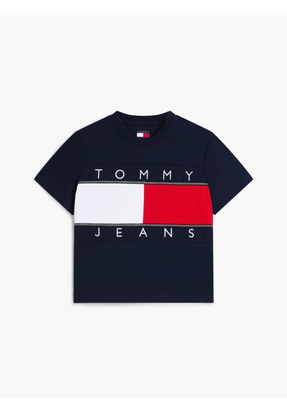 T-shirt a Maniche Corte Tjw Reg Flag Ss Tee DW0DW22818 Dark Night Navy