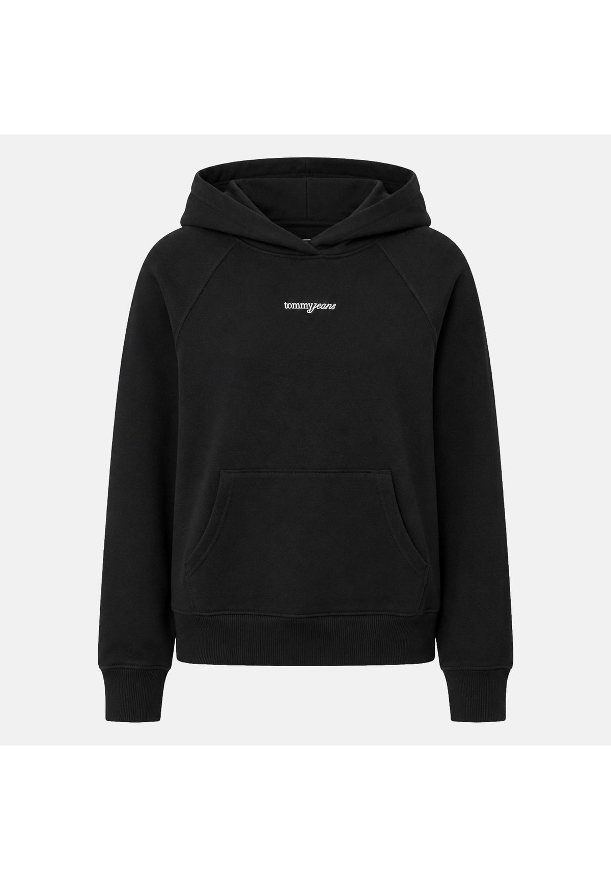 Felpa Pullover con Cappuccio Tjw Script Raglan Ho DW0DW22825 Black