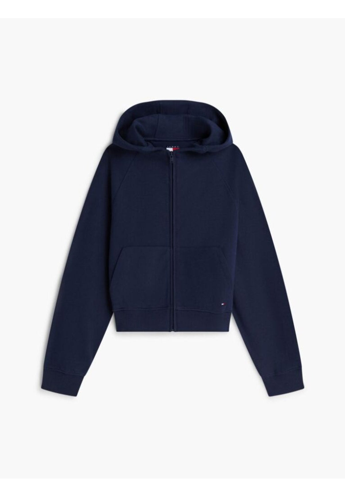 Felpa Full-Zip con Cappuccio Tjw Bxy S Flag Zip T DW0DW22834 Dark Night Navy