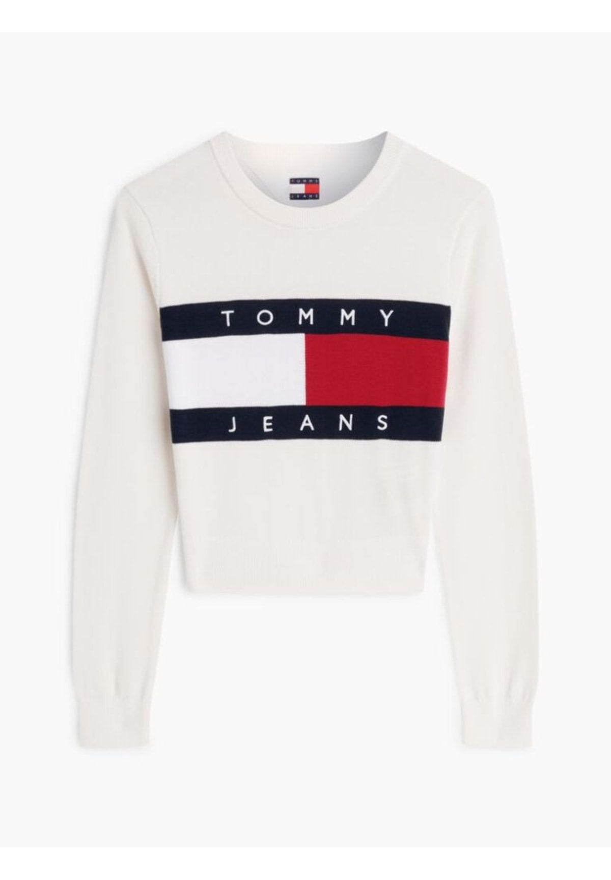 Maglione Girocollo Tjw Flag Crew Neck S DW0DW22930 Ancient White