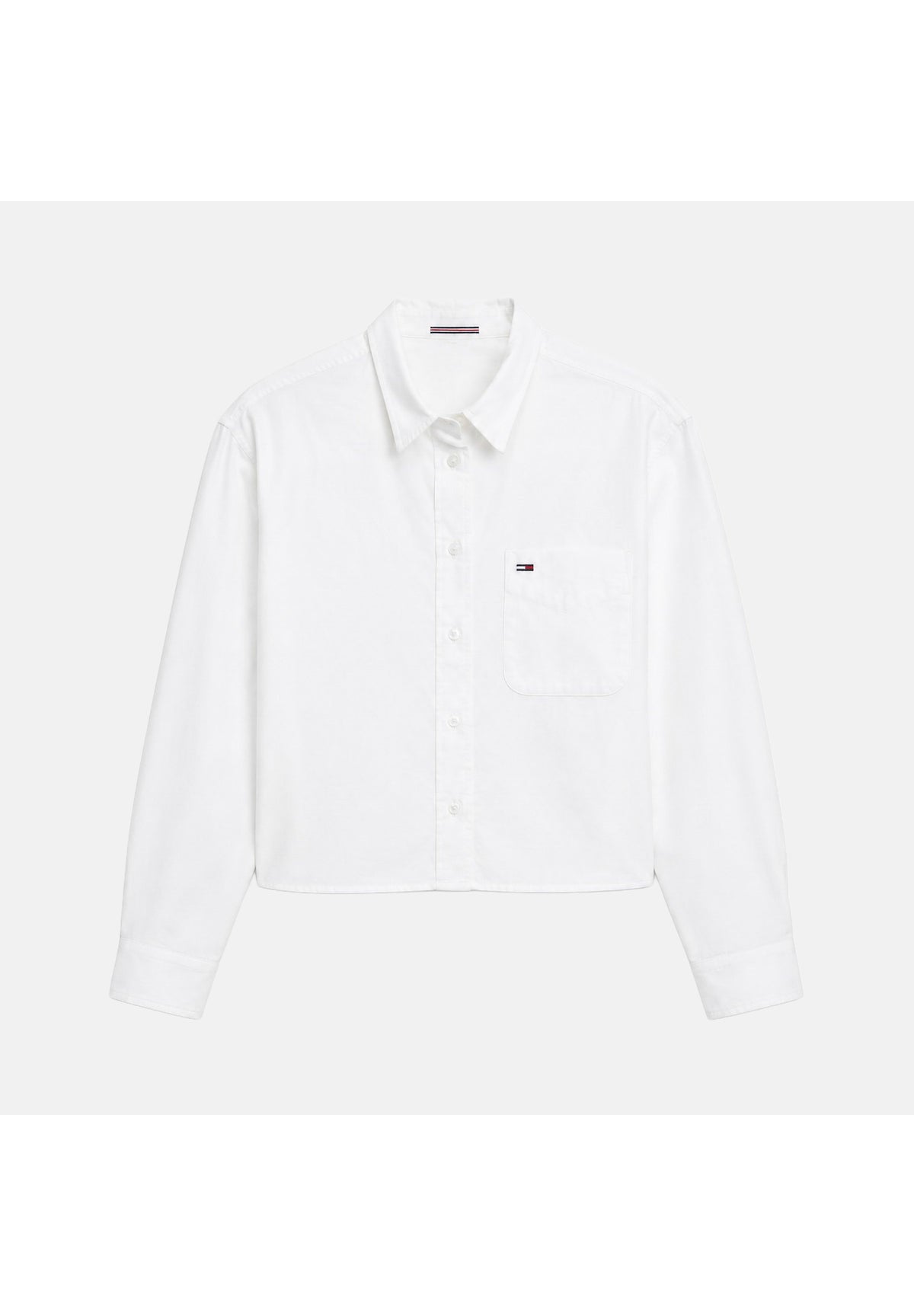 Camicia a Maniche Corte Tjw Rlx Crop Shirt DW0DW22943 Ecru