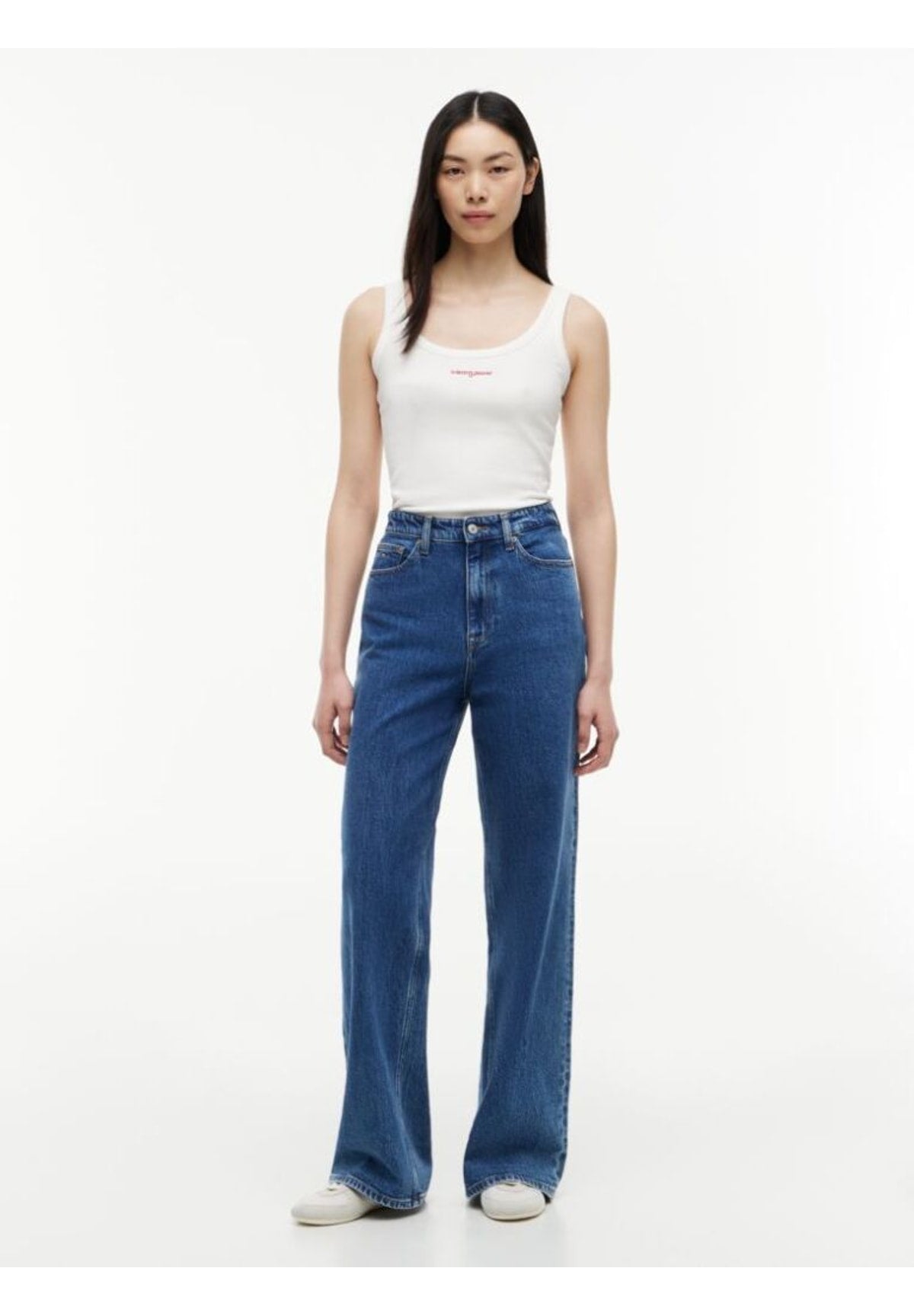 Jeans Claire Hr Wide Bj413 DW0DW23069 Denim Medium