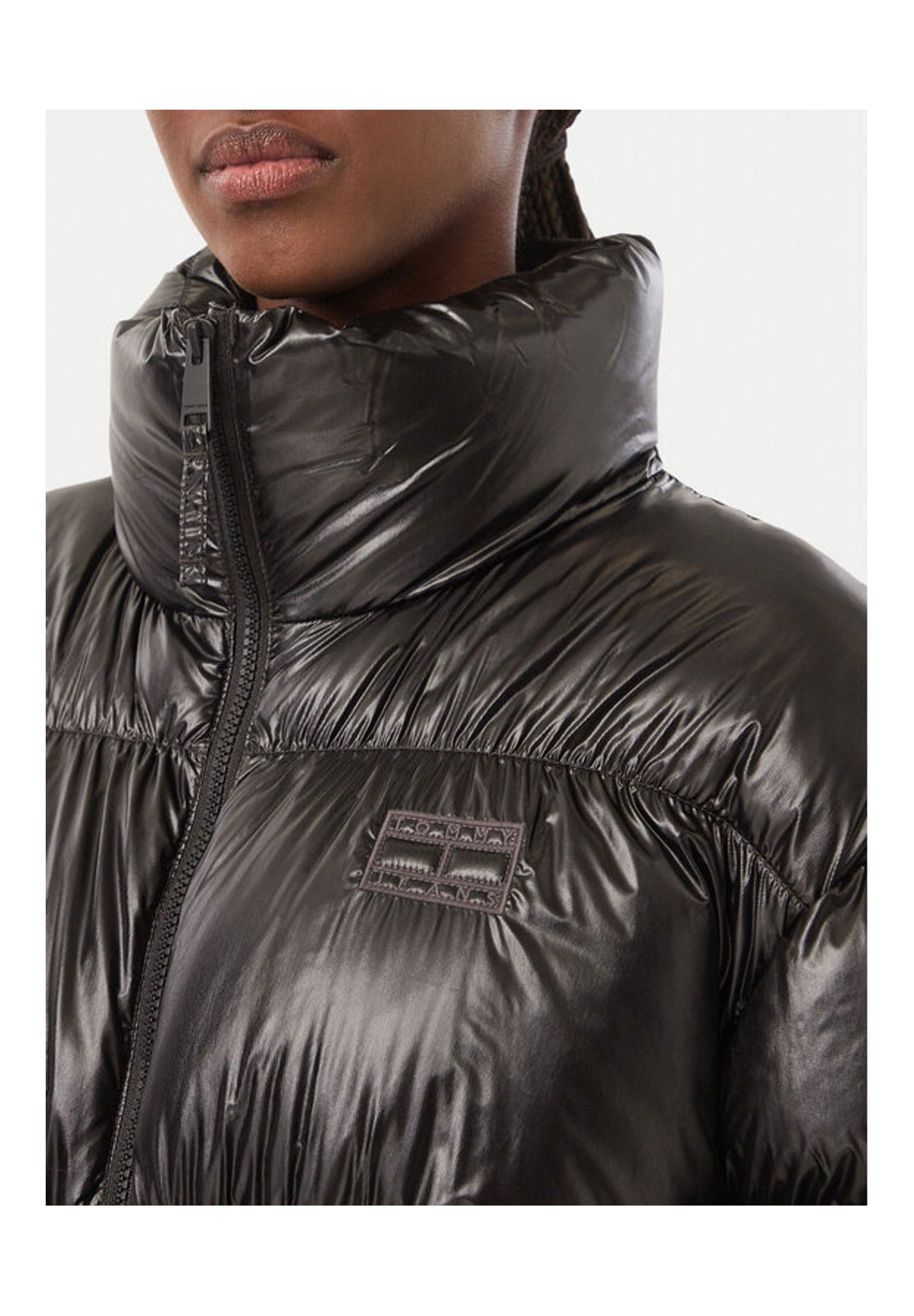 Piumino Pesante Tjw High Neck Shiny DW0DW23423 Black