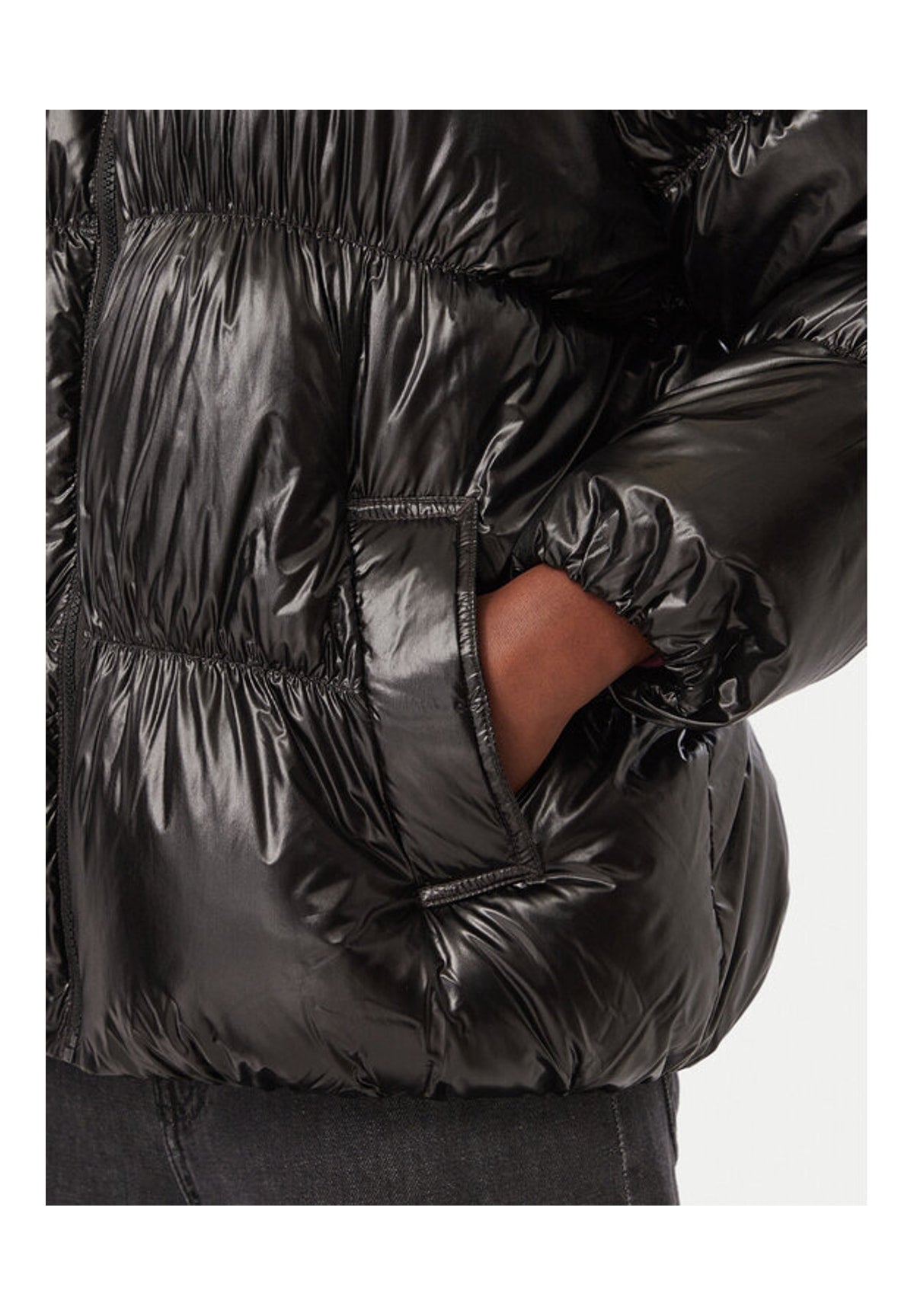 Piumino Pesante Tjw High Neck Shiny DW0DW23423 Black