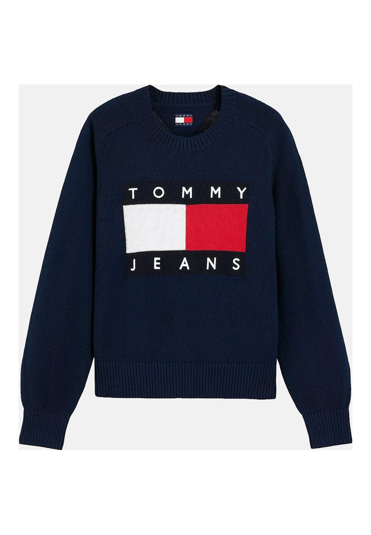 Maglione Girocollo Tjw Flag Sweater Ext DW0DW23450 Dark Blue