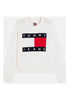 Tommy Jeans Maglione Girocollo Tjw Flag Sweater Ext DW0DW23450 Off White