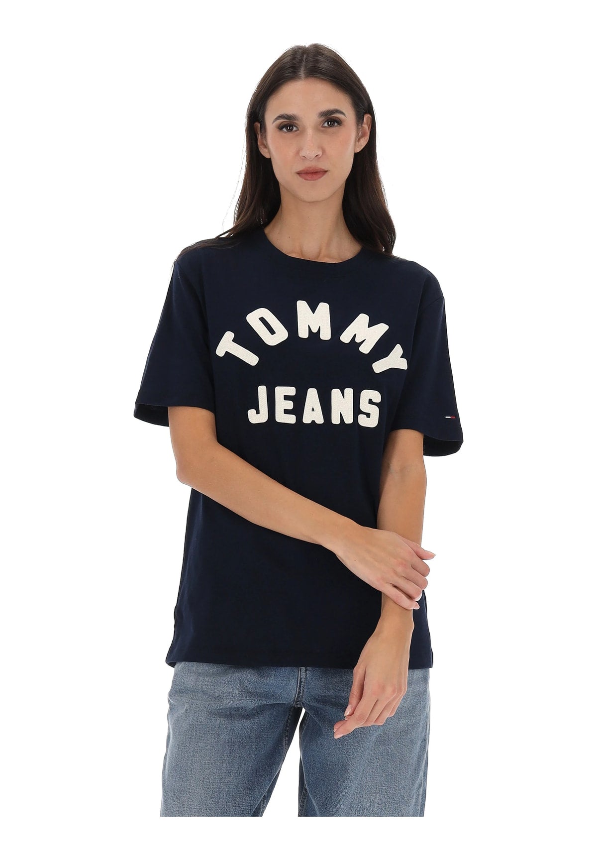 T-shirt a Maniche Corte Tjw Rlx Tommy Arch T DW0DW23454 Dark Blue