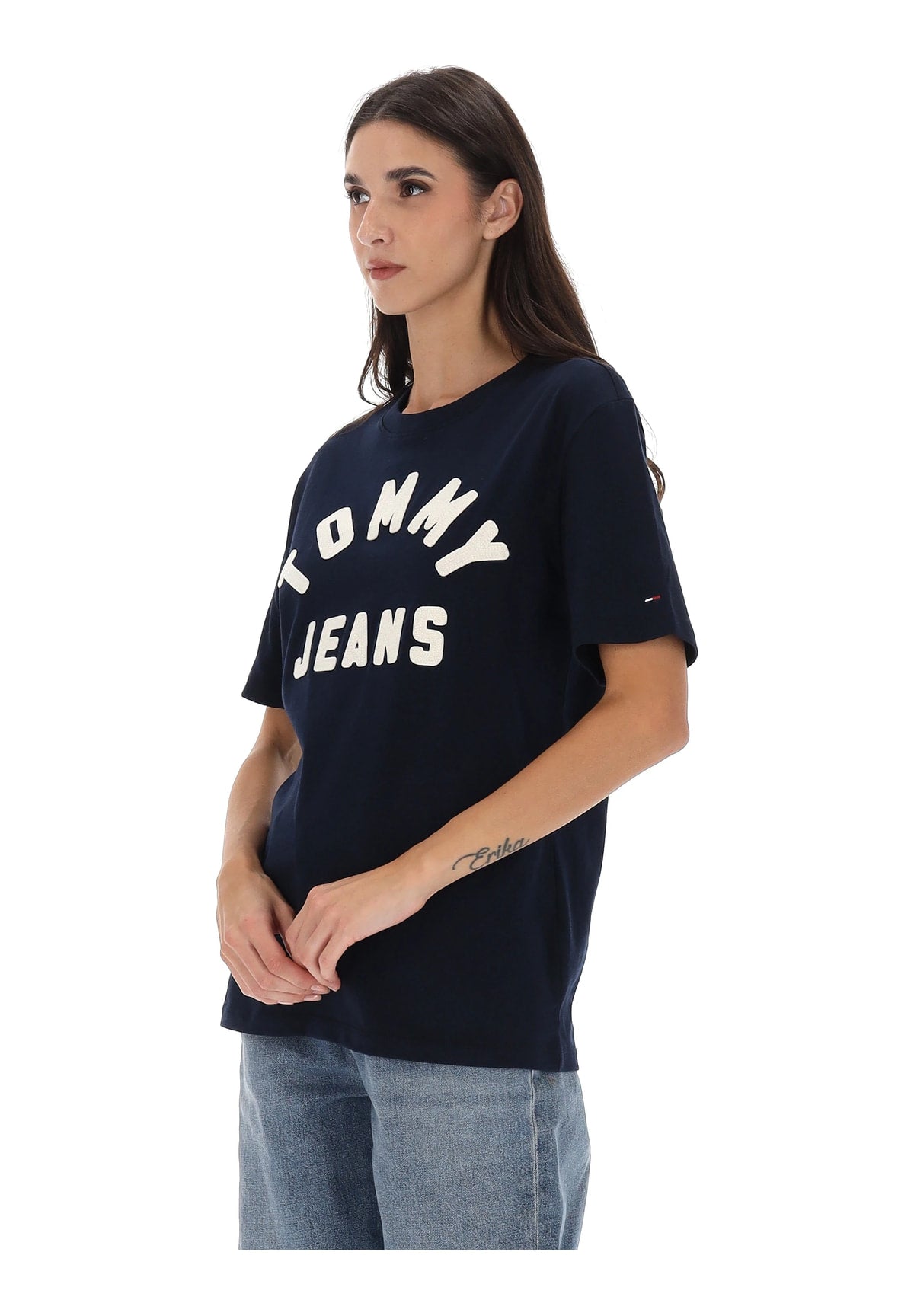 T-shirt a Maniche Corte Tjw Rlx Tommy Arch T DW0DW23454 Dark Blue