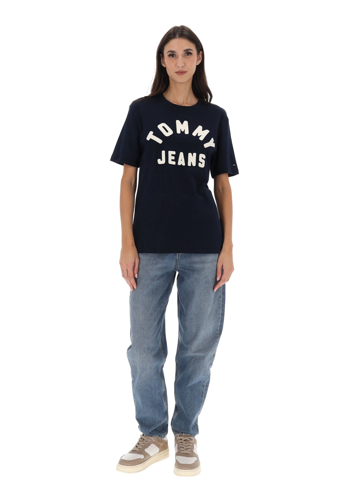 T-shirt a Maniche Corte Tjw Rlx Tommy Arch T DW0DW23454 Dark Blue