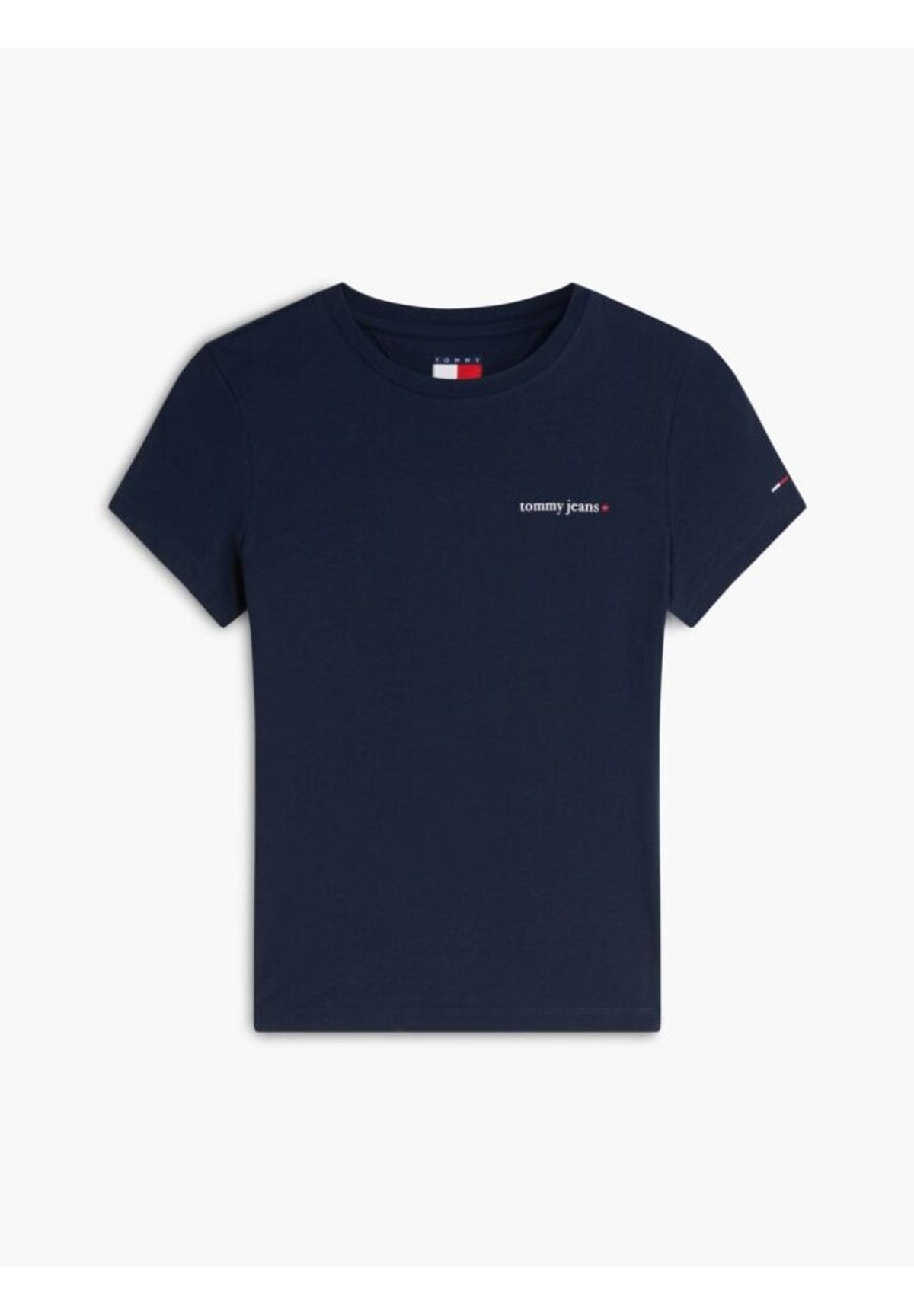 T-shirt a Maniche Corte Tjw Slim Ess Logo 1 DW0DW23479 Dark Night Navy