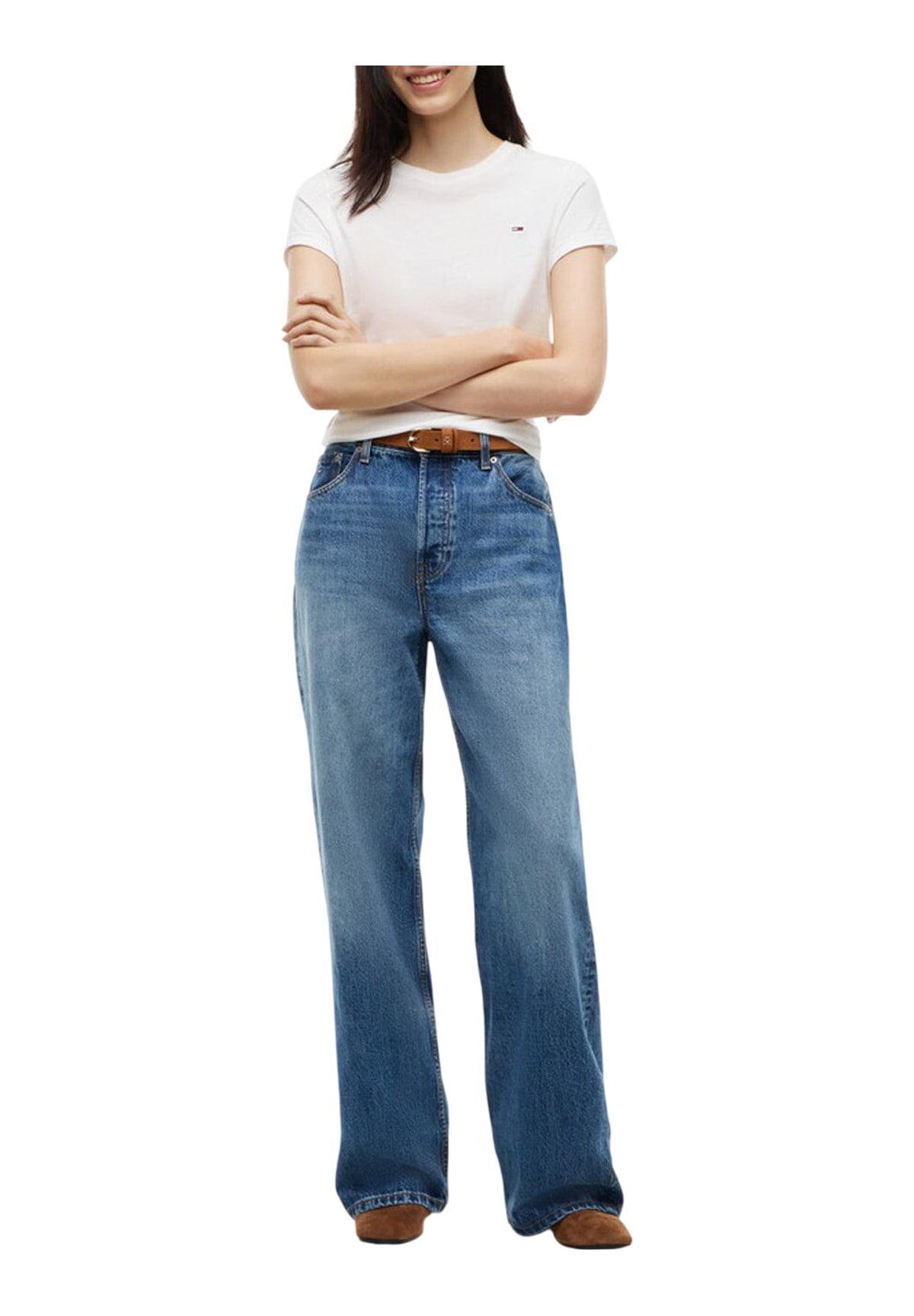 Jeans Mia Mr Rlxd Str Cj60 DW0DW23798 Denim Dark