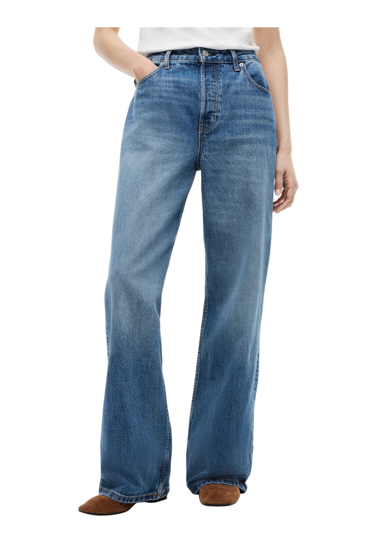 Jeans Mia Mr Rlxd Str Cj60 DW0DW23798 Denim Dark