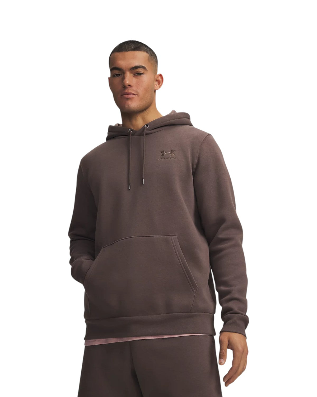 Felpa Pullover con Cappuccio 1373880 Peppercorn