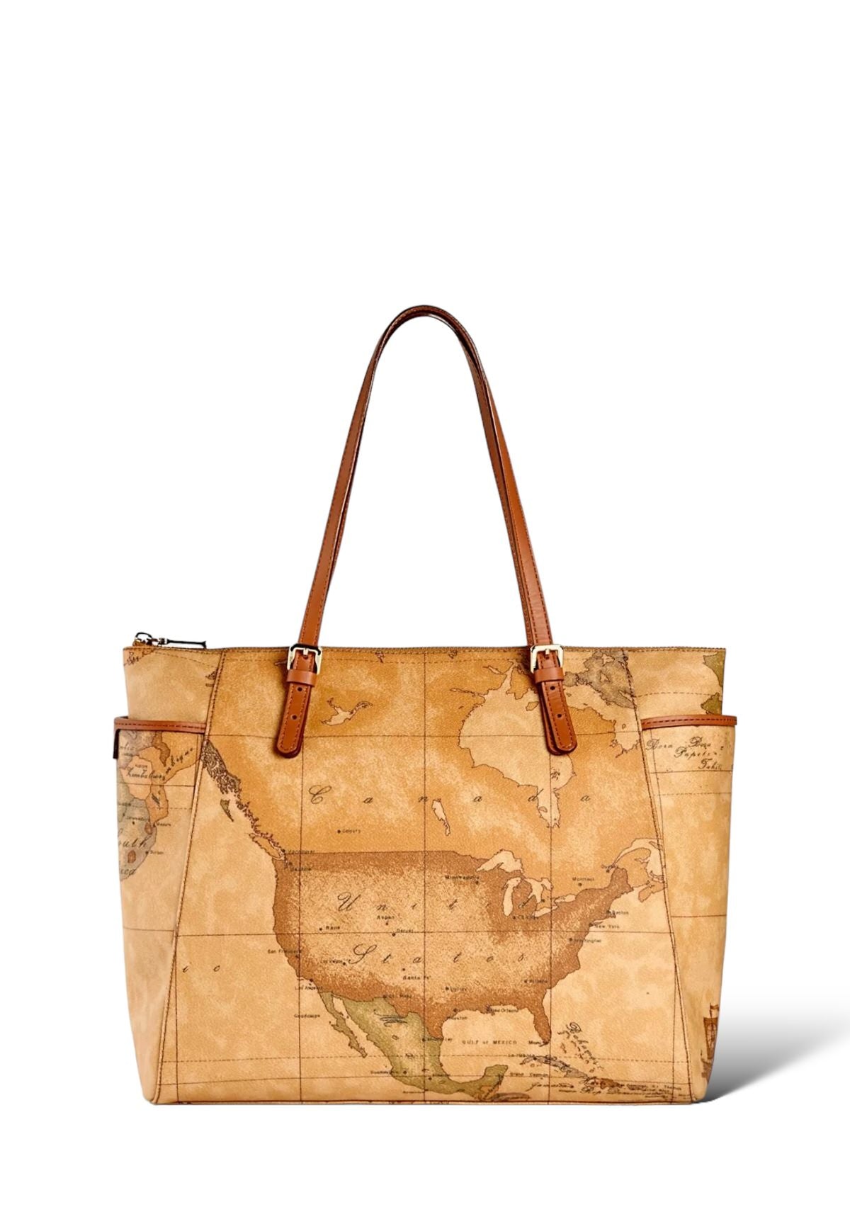 Borsa Shopper Con Fibbie E001 Geo Classic