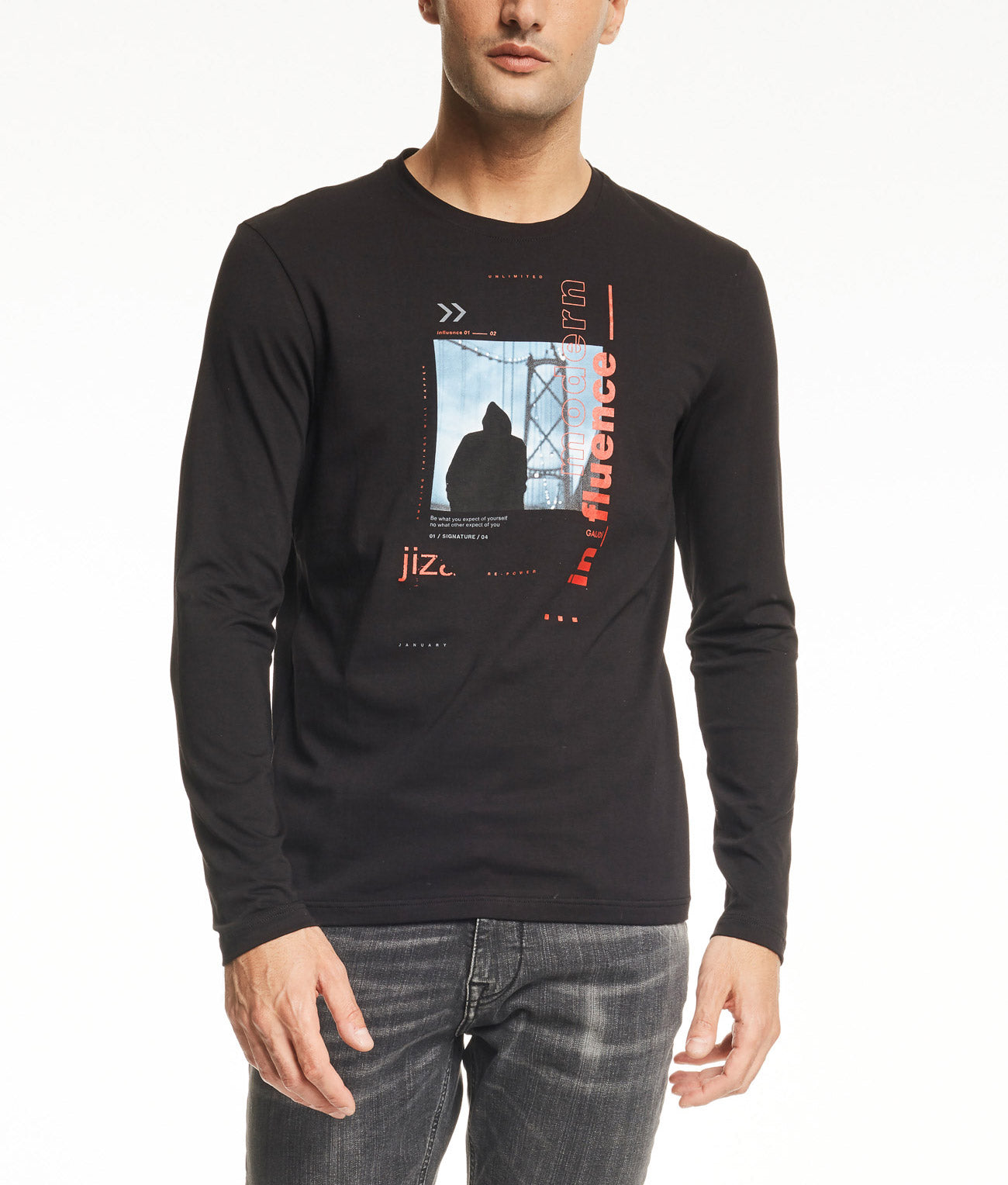 Gaudi' T-Shirt 121gu64089 Antracite