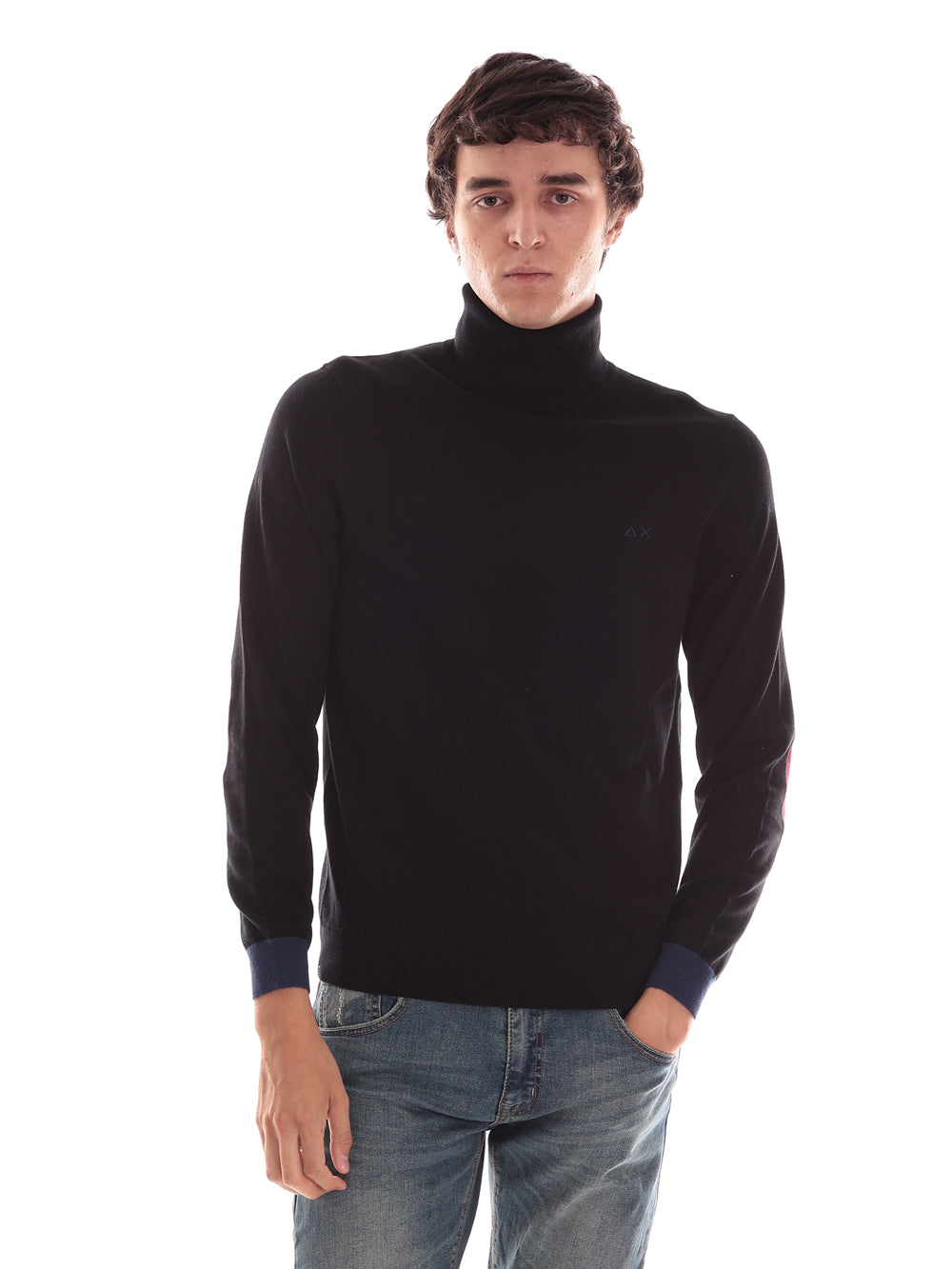 Maglione Collo Alto K42111 Nero