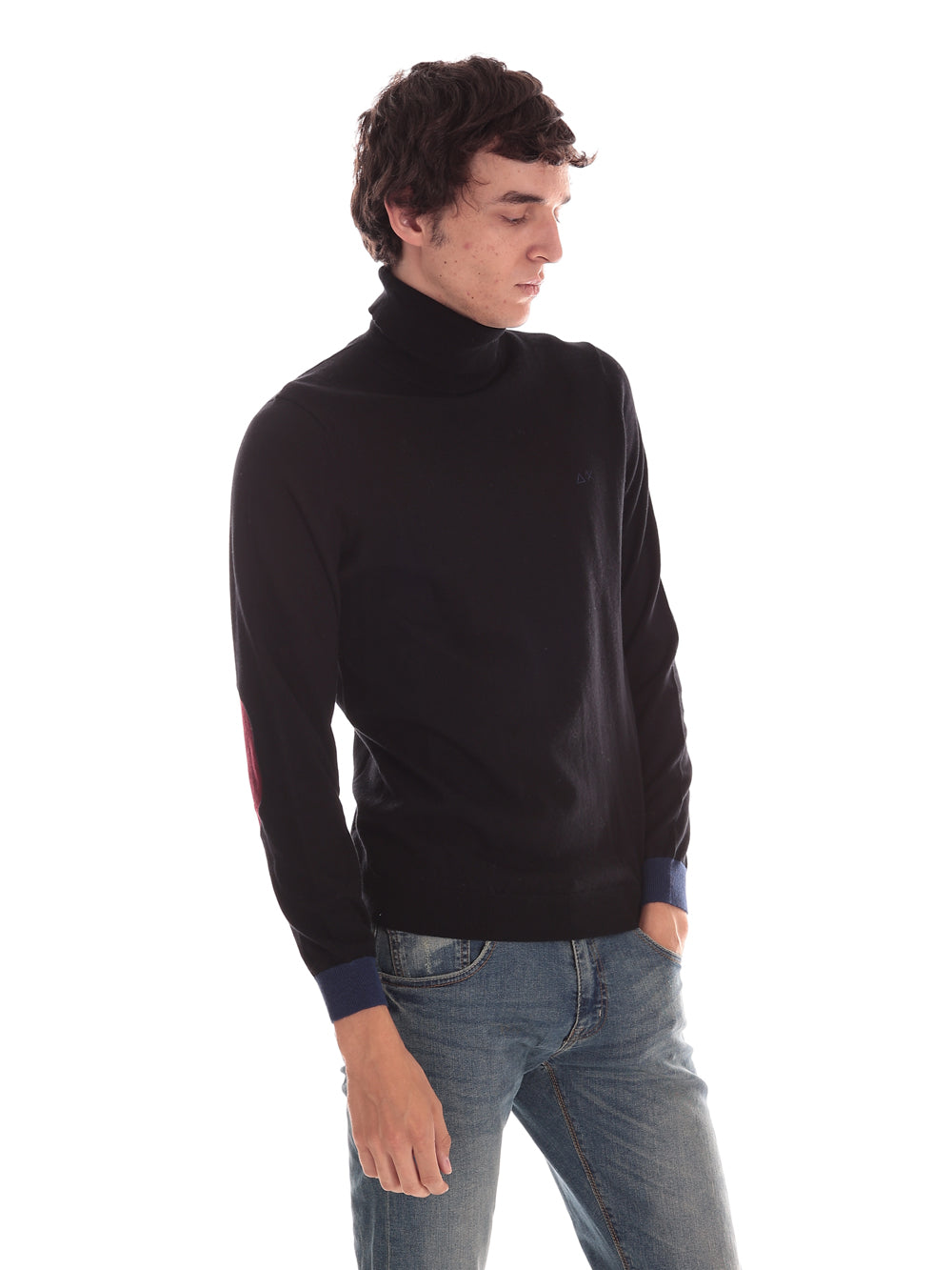 Maglione Collo Alto K42111 Nero