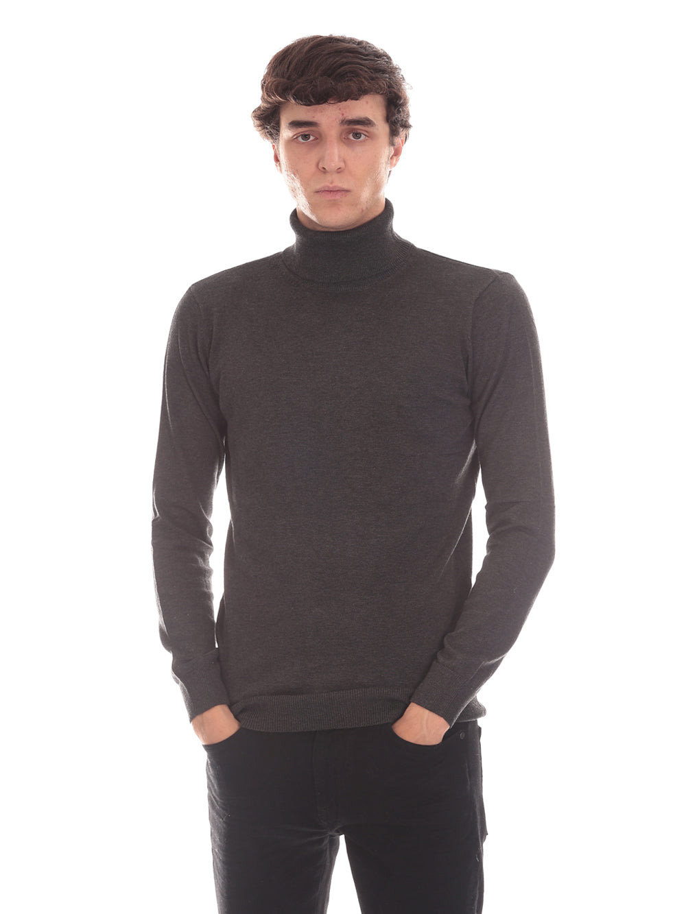 Maglione Collo Alto 3012900 Antracite