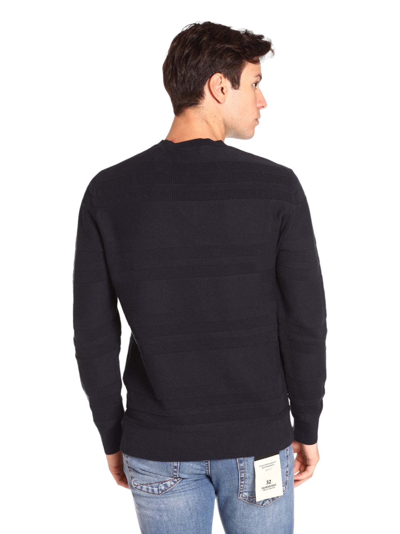 6rzm1h Navy sweater