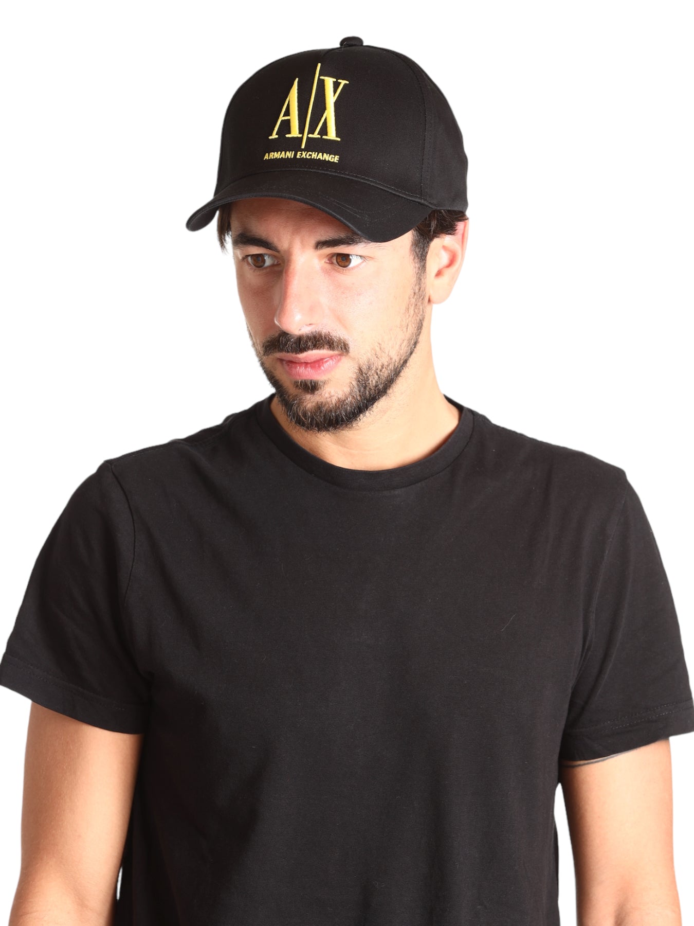 Armani Exchange Cappello Da Baseball 954047 BlacK-Cyber Yellow