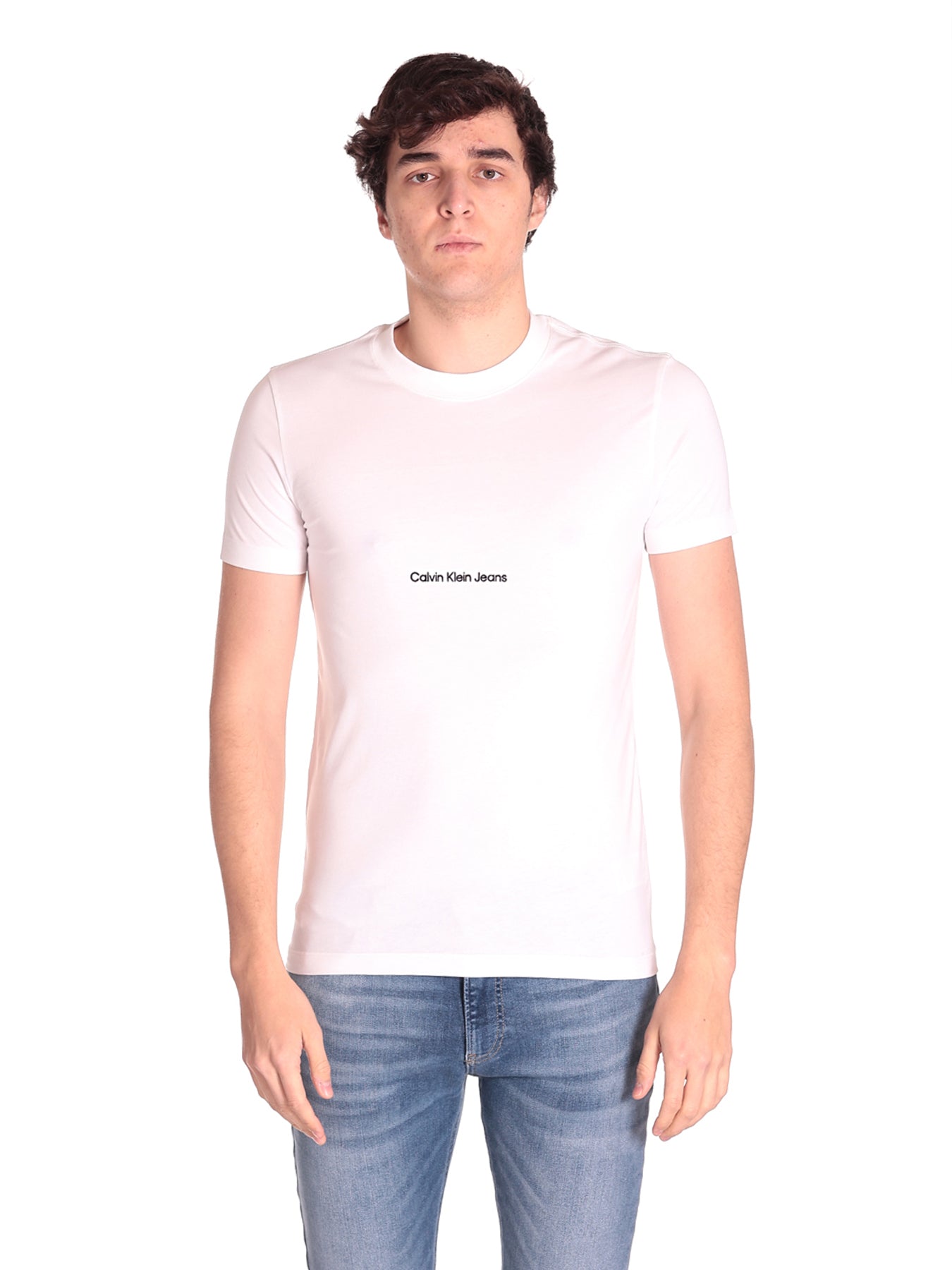 Calvin Klein Jeans T-Shirt J30j322848 Bright White