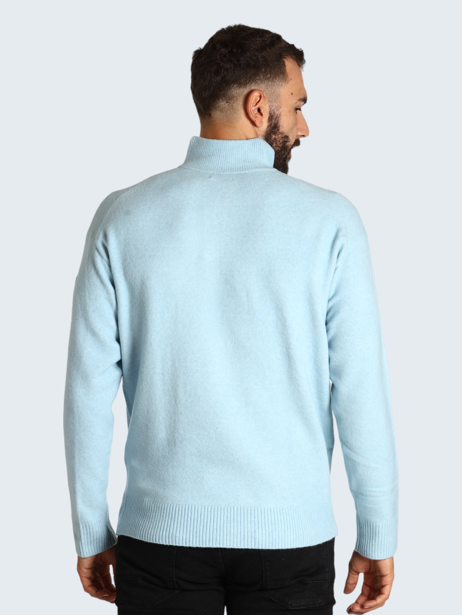 Maglione Collo Alto K10k111960 Tropic Blue