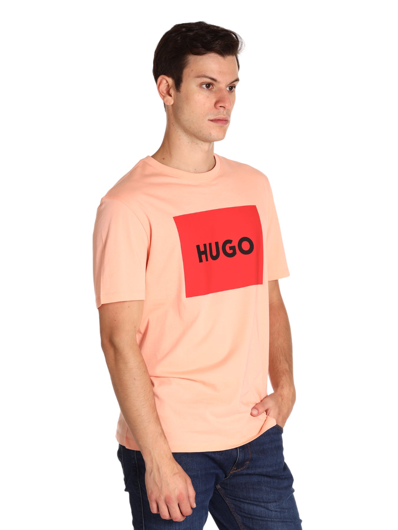 Hugo T-Shirt 50467952 LighT-Pastel Red
