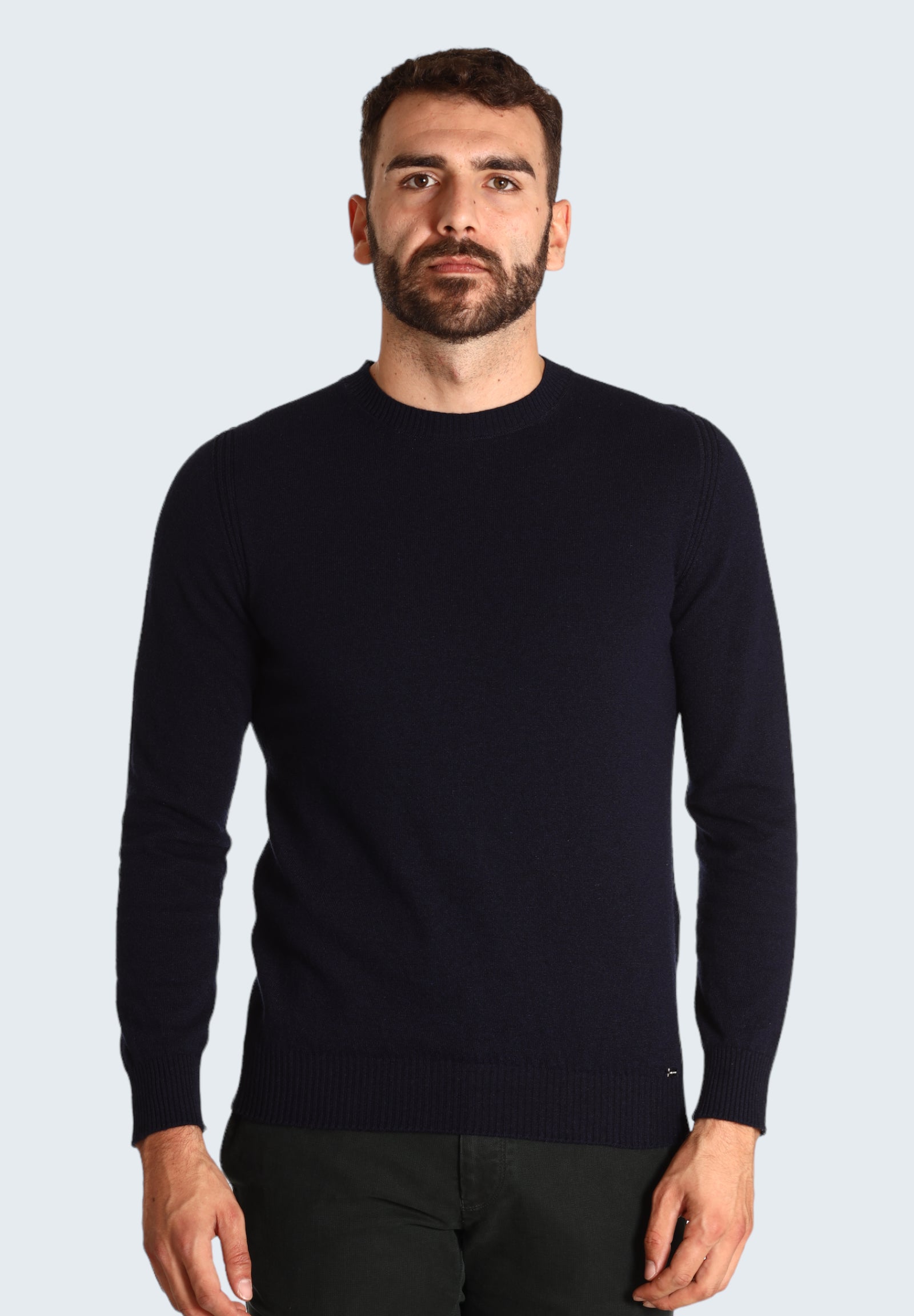 Maglione Girocollo Mk590036 Blu