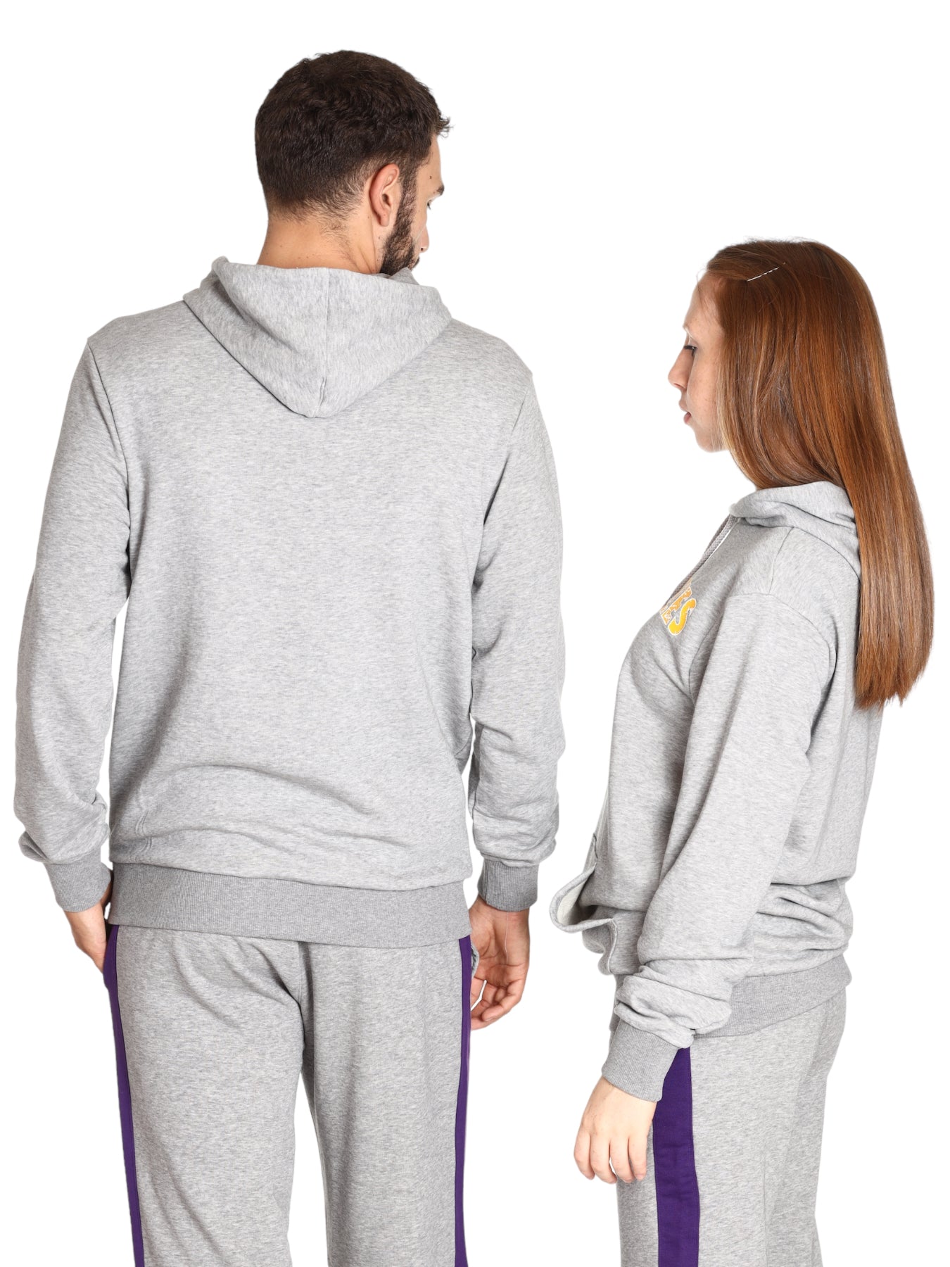 Felpa Pullover Con Cappuccio 60416449 Grey Med