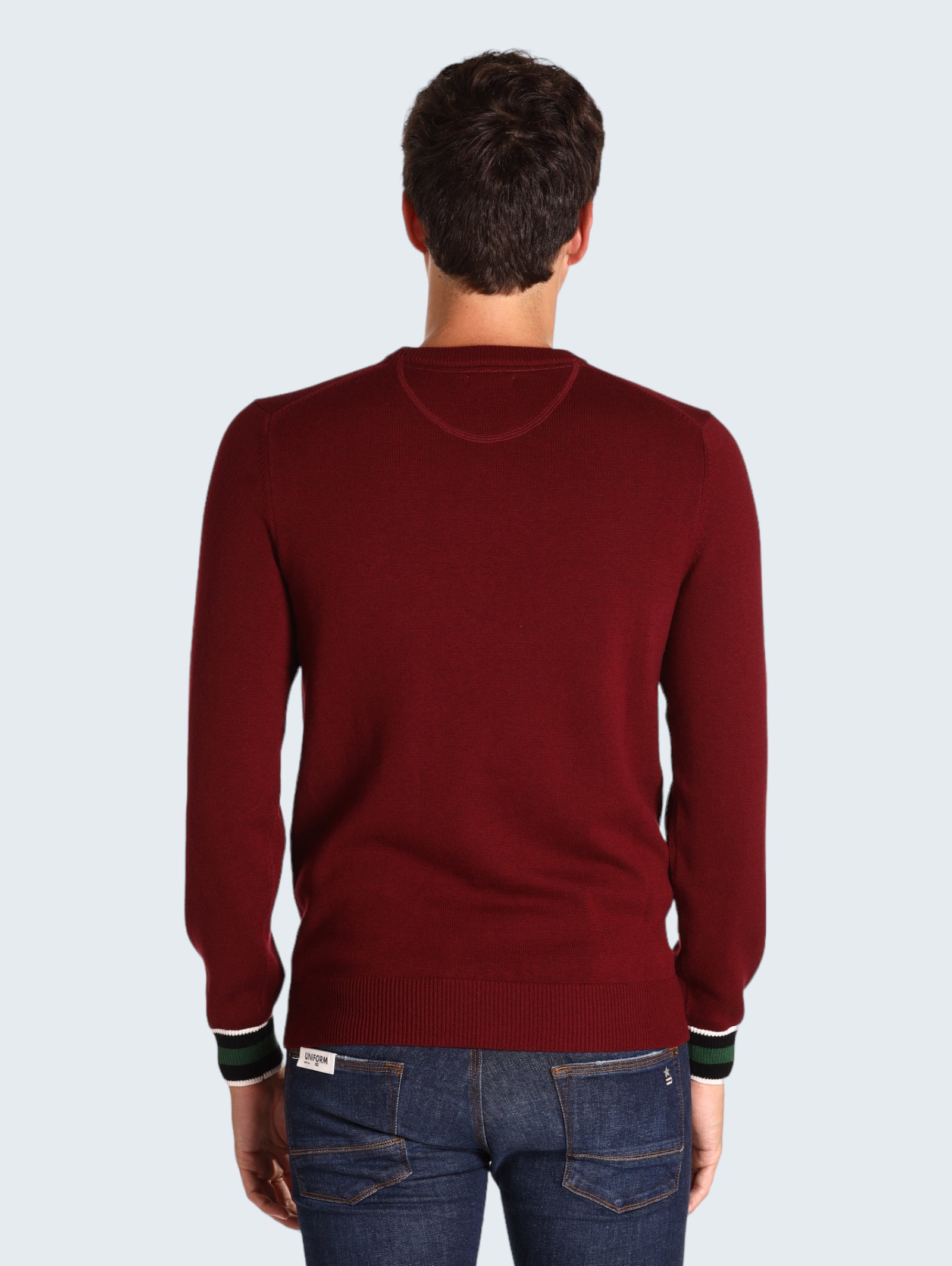 Sun68 Sweater K43118 Bordeaux