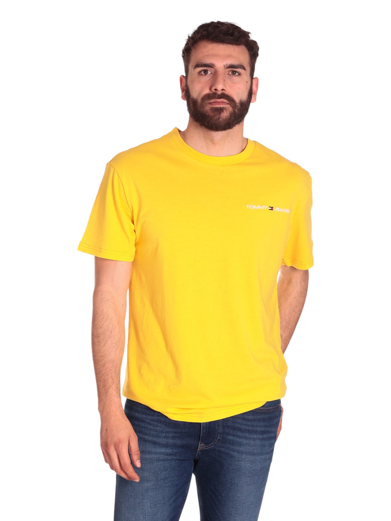 Tommy Hilfiger T-Shirt Dm0dm16878 Star Fruit Yellow