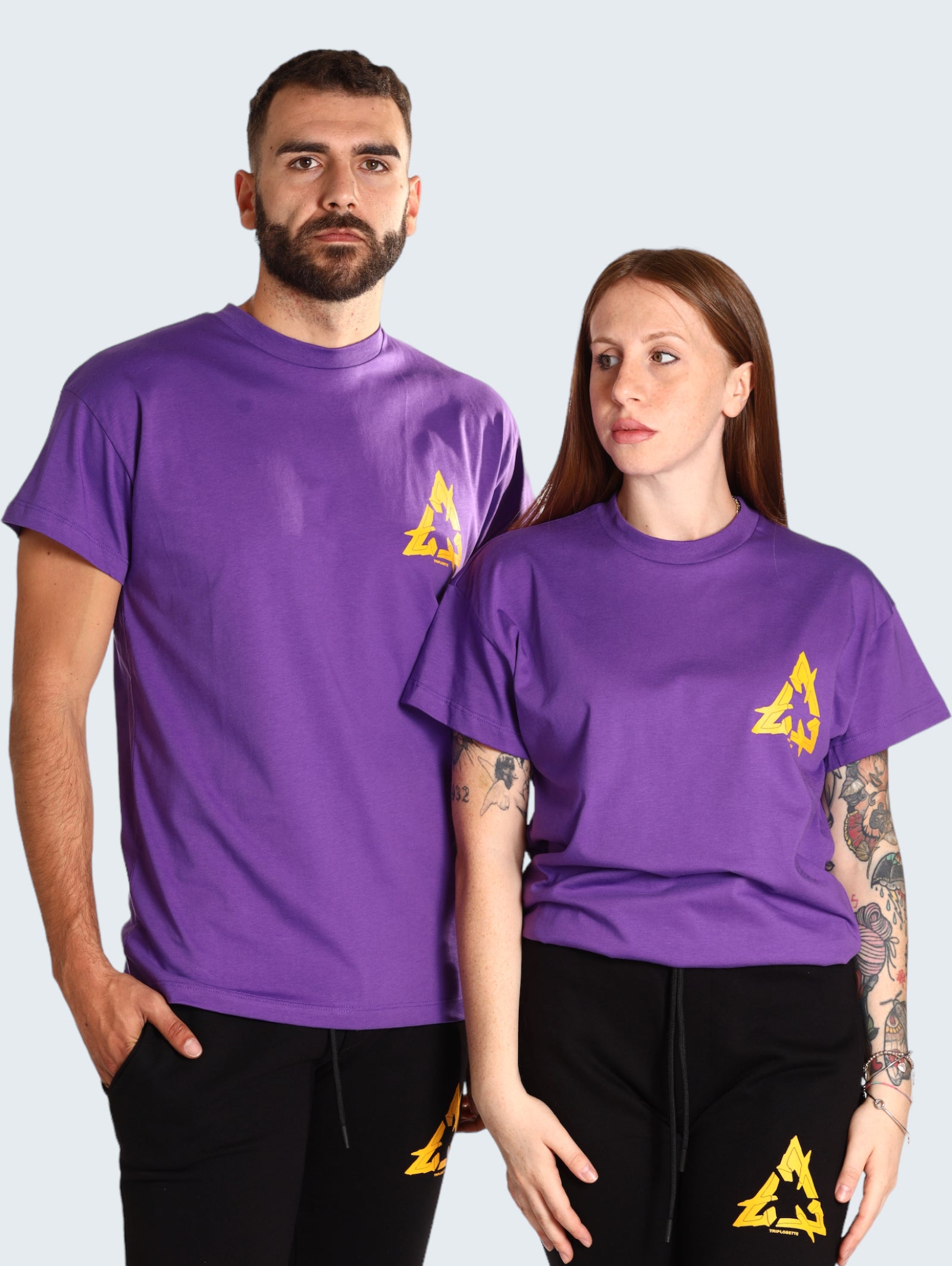 Triplosette T-Shirt Trsm649 Purple