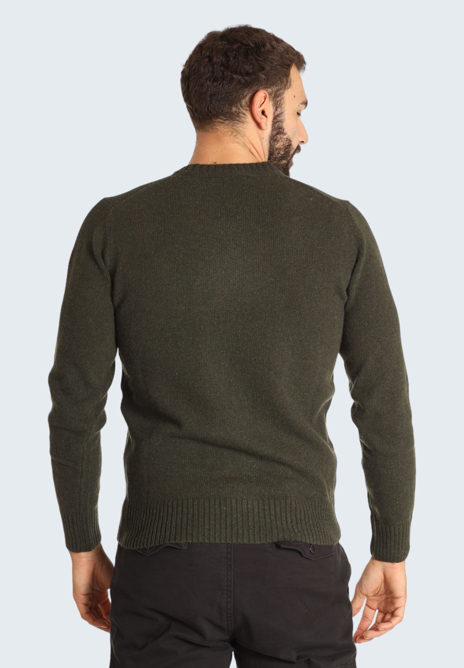 Maglione Girocollo 8100223 Verde Militare