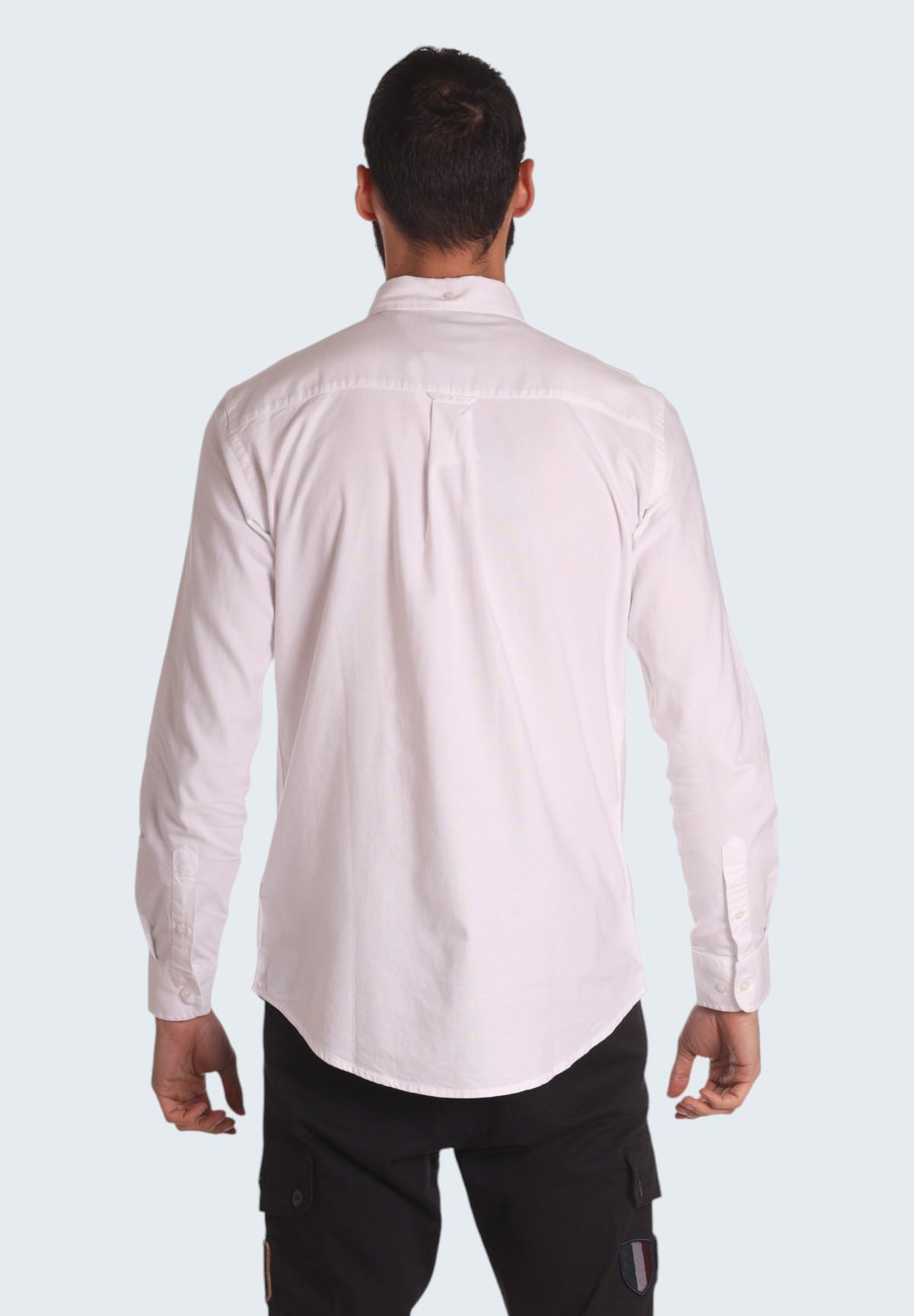 Camicia a Maniche Lunghe 242CA1262CT3289 Milk White